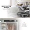 Wrapping Paper Organizer Storage for Christmas Gifts Wrapping Paper (6 Colors) Underbed Storage Container with Interior Pockets, Fits 24 Rolls